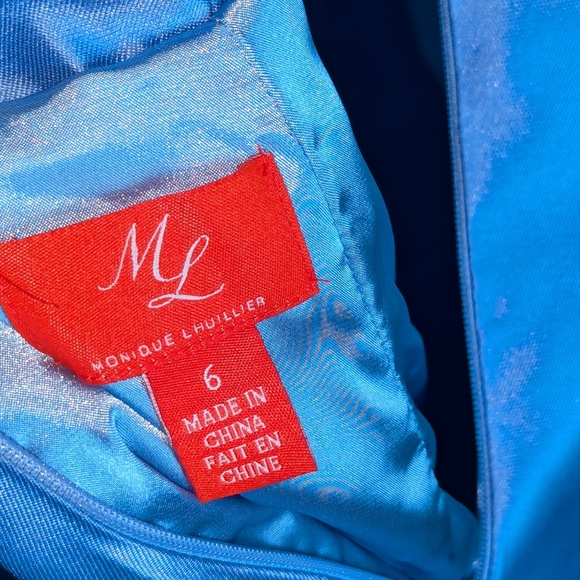 NWT ML Monique Lhuillier Mikado Sheath Dress - Picture 8 of 8